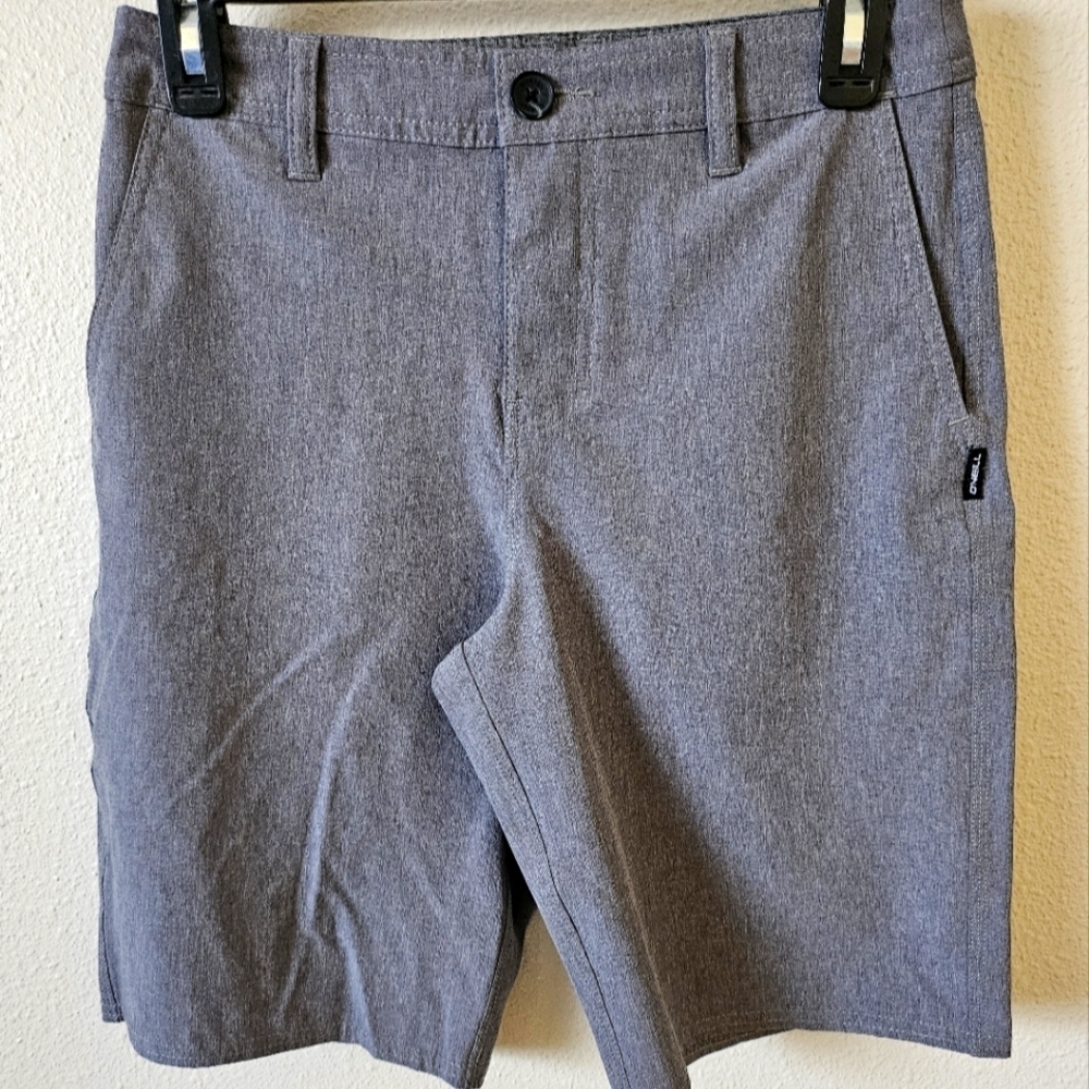 O'neill Men's Reserrve Heather 21"  Comfort Gray Hybird Shorts Size 28.